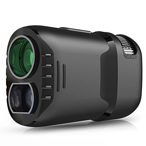 CalmGeek 800 m/1000 m/1200 m Golf-Entfernungsmesser 6-fache Vergrößerung USB-Lade-Entfernungsmesser mit Neigungsdistanz Geschwindigkeitsmesser für Golf Jagd Wandern Messung