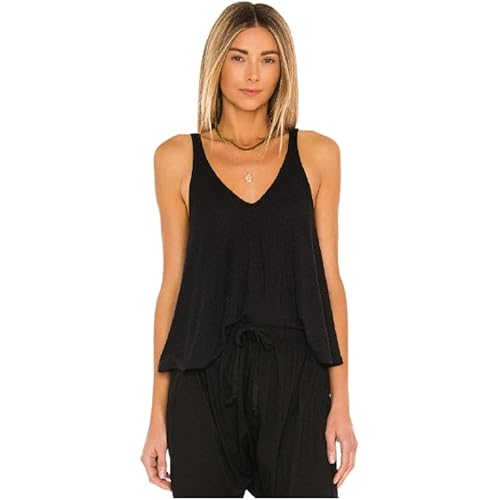 Free People Dani Tank Top for Women - Thin Shoulder Straps with Sleeveless Construction, and Lightweight Slouchy Fit Tank