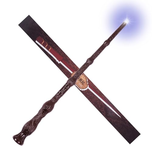 Aomig Varita Magica, Varita Mago con Luz y Sonido de 36cm,