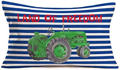 Farmhouse Pillow Covers 12 X 20 Inch Home Sweet Home Quotes with Log Cabin Pattern Design Buffalo Plaid Cotton Linen Throw Pillow Case Cushion Covers for Home Office Car Decor (RO-1)