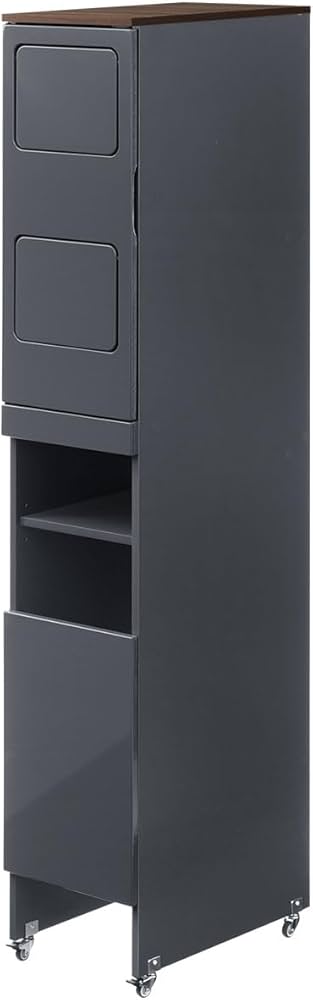 Amazon｜ぼん家具 ゴミ箱 分別 縦型 40L 45L 2分別 ゴミ箱上