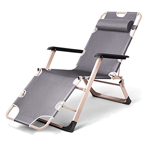 Chaise de jardin zéro gravité inclinable de qualité supérieure avec oreiller