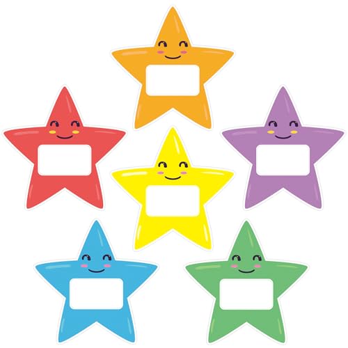 AUGTHEEP colorful star cutouts for classroom decoration