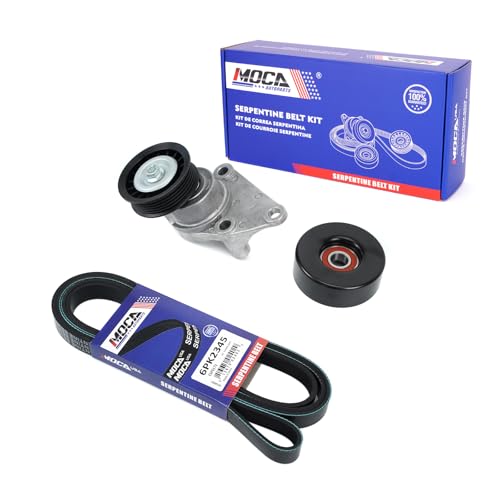 MPLUS Serpentine Belt Drive Component Kit Replace for Chevrolet 1999-02 Silverado 1500…