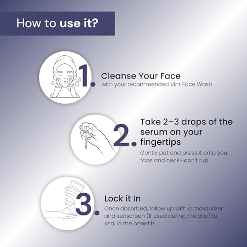 Image of VINR Retinol Night Serum for Face - 1% Retinol | Infused With Vitis Vinifera | Anti-Aging Wrinkle Repair, Brightening, Smooth Skin - Lightweight, Fast Absorbing Formula for Women & Men - 30ml ( Pack of 4)