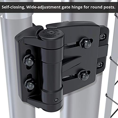 D&D Technologies TCAMA2RND MultiAdjust Round Post Gate Hinges, for