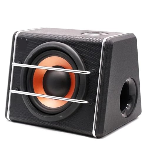 Caisson de basses voiture actif 8 pouces trapézoïdal pour coffre - 2