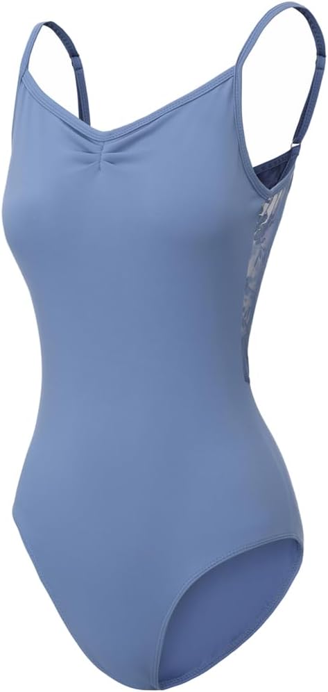 Women's Camisole Leotard for Ballet Dance grils Bodysuit with Adjustable Straps