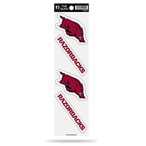 Rico Industries Rico NCAA Arkansas Razorbacks Quad Decal