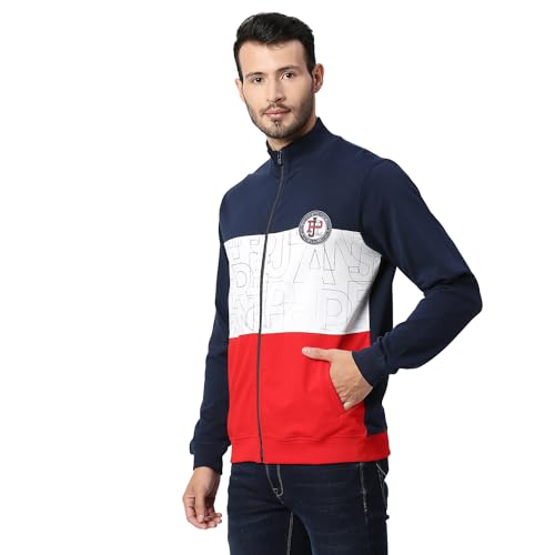 Image of Pepe Jeans Cotton Men High Neck Sweatshirt