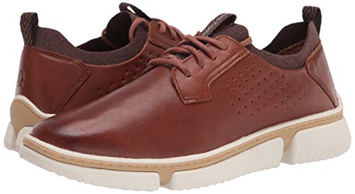 Hush Puppies Mens Bennet Plain Toe Oxford Sneaker, Cognac Leather, 12 Us #TOP6