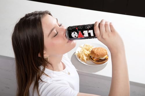LEVO Soda Pop, Voodoo Cola | Sparkling Prebiotic Soda | 5g of Dietary Fiber for Gut Health | 5g Cane Sugar | Caffeine Free | Low Calorie | 12 Fl Oz (Pack of 12)