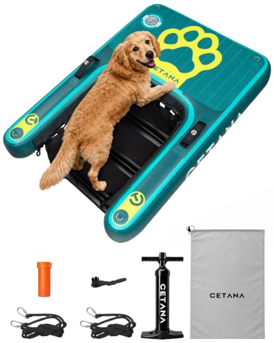 CETANA Inflatable Dog Boat Ramp