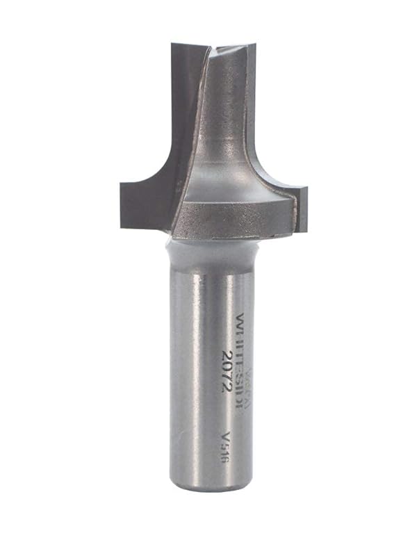 Whiteside Router Bits 2072 Round Over and Edge Trim Bit with Plunge Point 1/4-Inch Radius and 1-1/8-Inch Large Diameter by Whiteside - Used condition - US$65.00