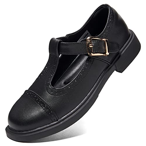 UZB Mary Jane Shoes Womens Flat Shoes Round Toe Memory Foam Casual Dress Shoes