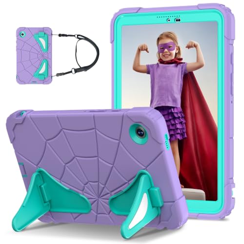 HUOLUNGJIN �^�u���b�g�P�[�X Samsung Galaxy Tab A7 Lite 8.7�C���` 2021 SM-T220/T225/T227�p | ���ϋv�ϏՌ��ی�P�[�X �L�b�N�X�^���h�A�V�����_�[�X�g���b�v�A�y���V���z���_�[�t��