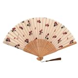 浴衣 扇子 和装 [なごみや] 訳あり 竹久夢二 シルク 扇子 夏扇 ゆかた 夏着物用 暑さ 熱中症 対策 レディース Free Size 白