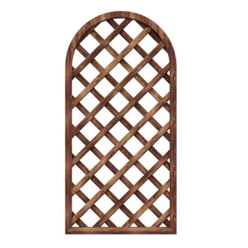 Glenmi Trellis Panel Round Top Brown 120x90 image