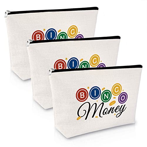 Sfodiary Bingo Lovers - Bolsa de maquillaje para mujer, regalo de casino, Bingo Lover Gift - Bolsa de maquillaje (12 unidades)