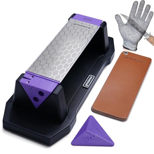 Grindance 3-Sided Diamond Sharpening Stone