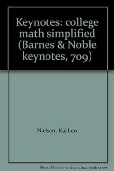 Unknown Binding Keynotes: college math simplified (Barnes & Noble keynotes, 709) Book