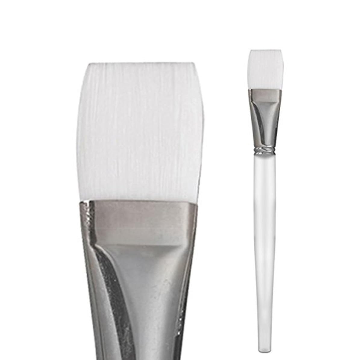 5pcs Crystal Facial Mask Brush Nylon Crystal Handle