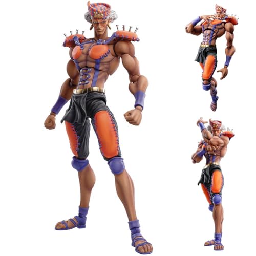 Szchxin JJBA Figuras Anime Esidisi Figura Super Acción Estatua con Accesorios Intercambiables Esidisi Anime Estatua Modelo de PVC Colección Figuras Manga Regalo 17cm