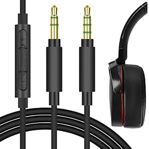 Geekria QuickFit Audiokabel met microfoon compatibel met Sony WH-XB910N XB900N 1000XM5 1000XM4 1000XM3 CH710N CH700N…