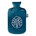 Produktbild Fashy Wärmflasche mit Samtbezug und Palmblatt-Stickerei, 333 g