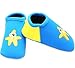 SUIEK Unisex Baby Infant Swim Shoes Water Shoes Beach Shoes (Blue, S (Sole length 4.9 inches, 6-12 Months))