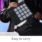 Kontroler MIDI, Profesjonalna Maszyna MIDI Pad Magner z 16 Podkładkami Bębnowymi, 2 Przypisywane Knotowi i Gałki, Ortable USB MIDI Beat Pad dla Początkujących