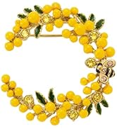 Amazon | 【公式】[ヴァンドームブティック]ブローチ 白蝶貝