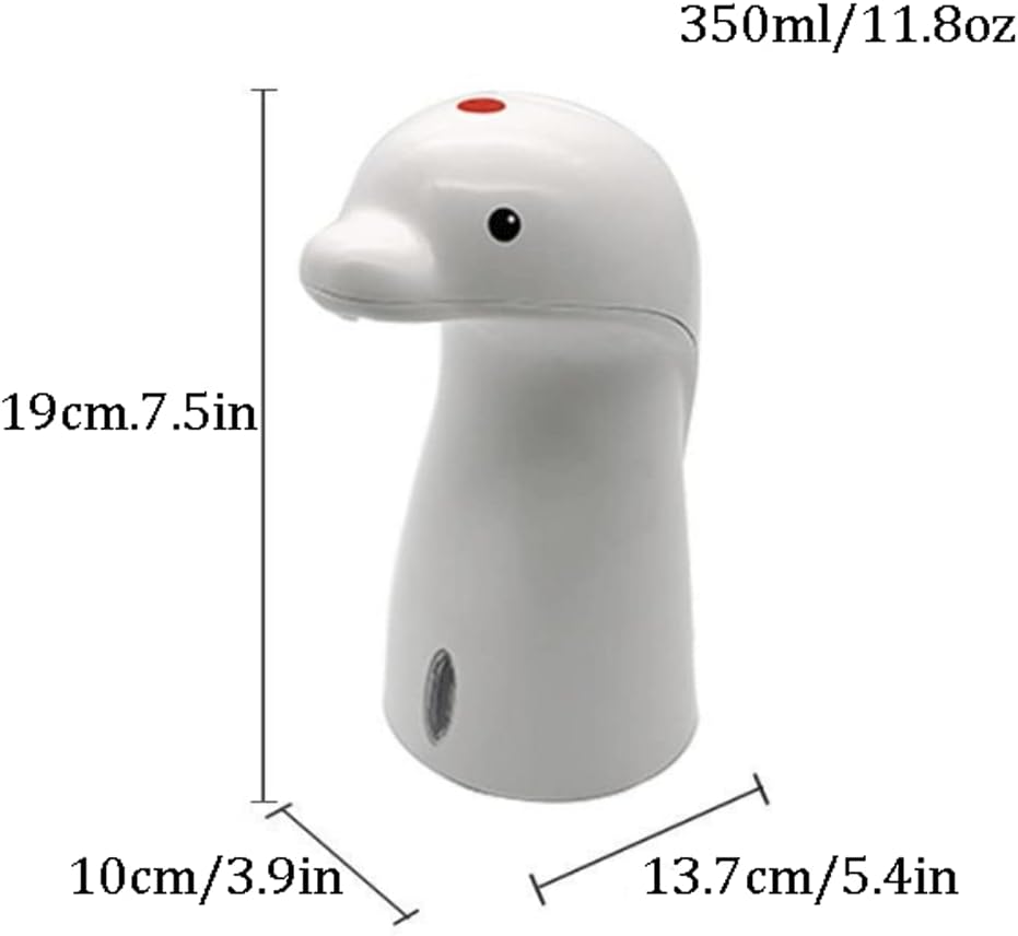 ファームハウス タッチレスソープディスペンサースプレーアルコールソープディスペンサー2ギア調整液体アルコールディスペンサーイルカ形状