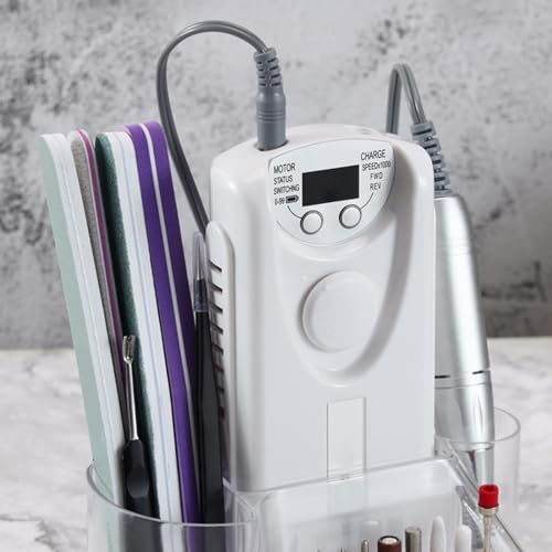 Organizador transparente para brocas de taladro de uñas HURRISE miniatura 4