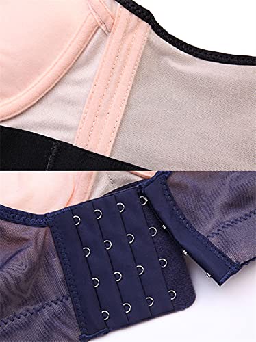 Sea Bbot Super Push Up Bra For Women Padded Add Cups Bra Soft Everyday Bra Sheer-Black 40B #TOP4