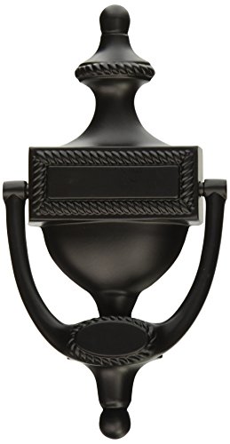 Deltana DKR75U19 Victorian Rope Design and 7-1/2" x 4" Center to Center Door Knocker