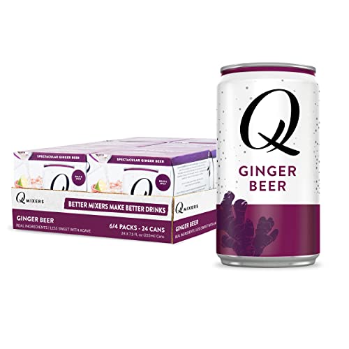 Q Mixers Premium Ginger Beer, Premium Cocktail Mixer Made With Real Ingredients, 7.5 Fl Oz (Pack Of 24) #TOP8