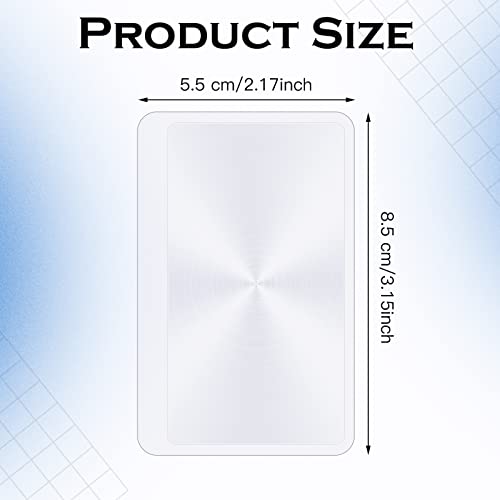 Gootrades Credit Card Sized Magnifying Lenses 300% Fresnel Magnifier (Pack Of 10) #TOP2