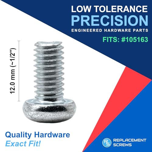 ReplacementScrews Plastic Sleeve and Screw Compatible with IKEA Part 102267 & 105163 (Pack of 8) - Thumbnail 3
