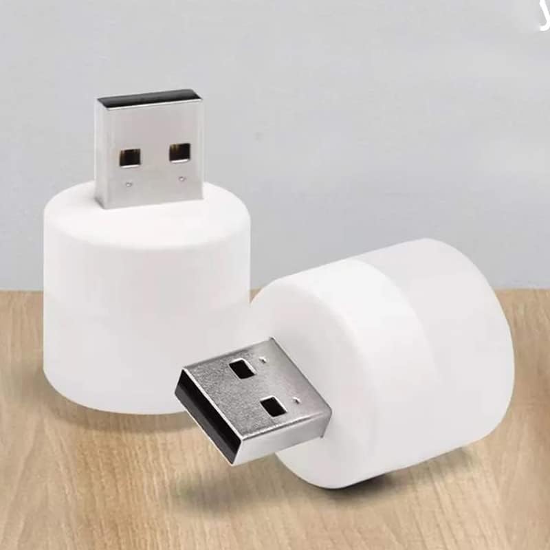 GüncelÇarşı Usb Led Küçük Beyaz Işık Lamba, Koridor, Tuvalet, Oturma, Çocuk Odası için Rehber Gece Aydınlatma Lambası, Enerji tasarruflu Çok Ekonomik Aydınlatma