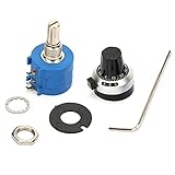 Hitzebeständigkeit: Rotations drahtumwickelten Präzisionspotenziometer mit hohen Temperaturbeständigkeit, starke Leistung Belastbarkeit ausgelegt ist,