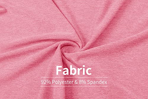 Magcomsen Sun Shirts For Men Long Sleeve Work Shirts Quick Dry Active Athletic Performance T-Shirt Activewear Tee Pink,Xl #TOP4