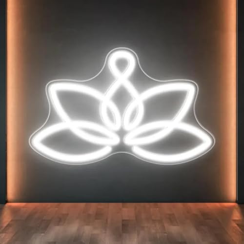Lotus Unalome LED Neon Sign for Yoga & Meditation Spaces