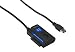 Produktbild DIGITUS Festplattenadapter USB 3.0 zu SATA3 Adapter Kabel 1.2M mit Stromversorgung - Schwarz