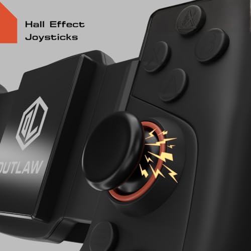 Image of OUTLAW Nava Smartphone Gamepad with Cooling Fan, Hall Effect Triggers & Joysticks | Wireless Bluetooth Controller for Android, iOS, PC, Cloud Gaming, Xbox & PS Remote Play