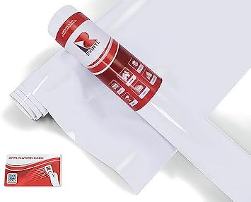 Avery Dennison HP750 True White 105 - Premium Graphic Vinyl Film - 2ft x 10ft - Opaque High Gloss Finish Sheet Roll for Decals, Stickers and Signs