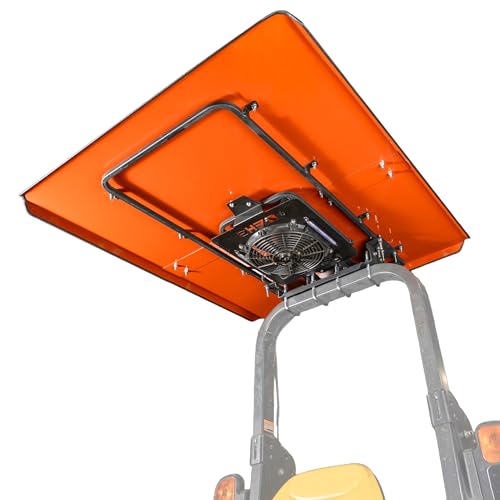 Heavy-Duty Tractor Canopy Orange