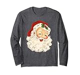 Retro Santa Claus Long Sleeve T-Shirt