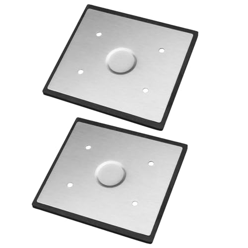ECSiNG 2PCS Sander Pad Backing Plate Compatible with PORTER-CABLE 330 Replacement Base Plate Backing Pad Sheet Sander Spare Part 110x100mm