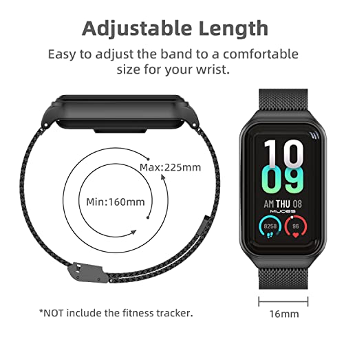Image of Strap for Amazfit Band 7 Metal Replacement Strap Wristband Watch Strap Compatible with Amazfit 7 Fitness Tracker smartwatch